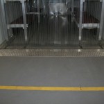 MRV Treshold plate in loading position MRV Treshold plate in loading position